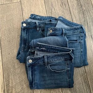 3 pair Old Navy Mid Rise Wow Boot Cut Jeans 6 Short